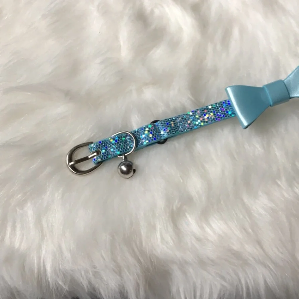 Sparkle Bow Pet Collar